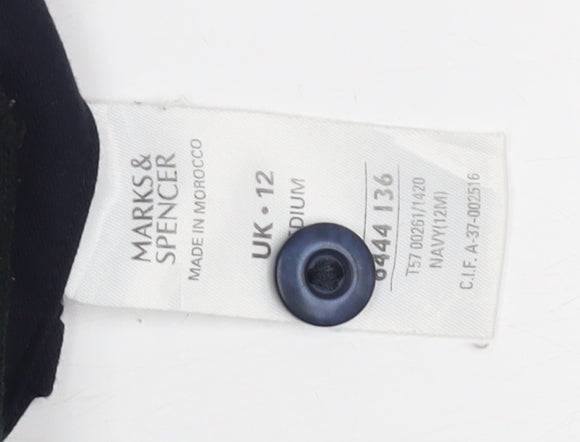 Marks and Spencer Women's Black Trousers Size 12