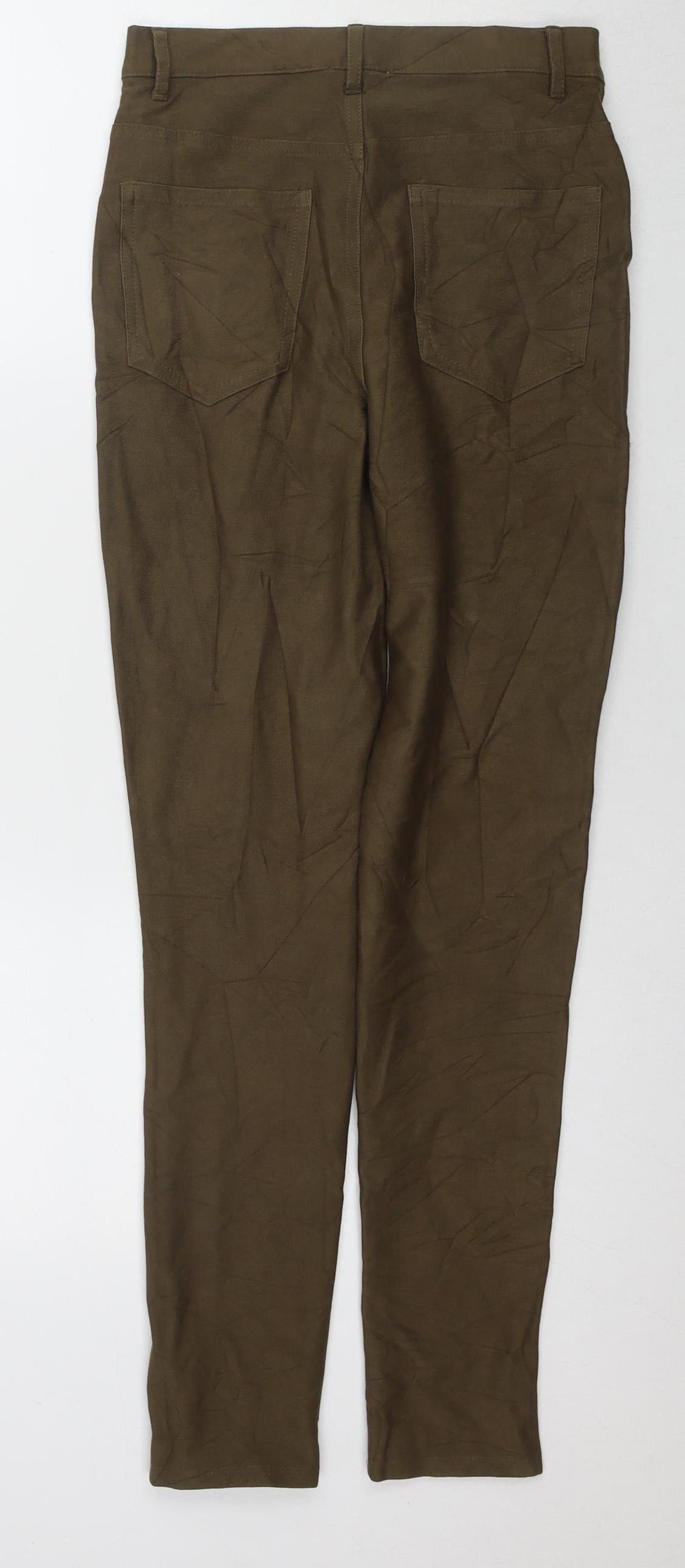 Forever 21 Women's Brown Slim Trousers XS