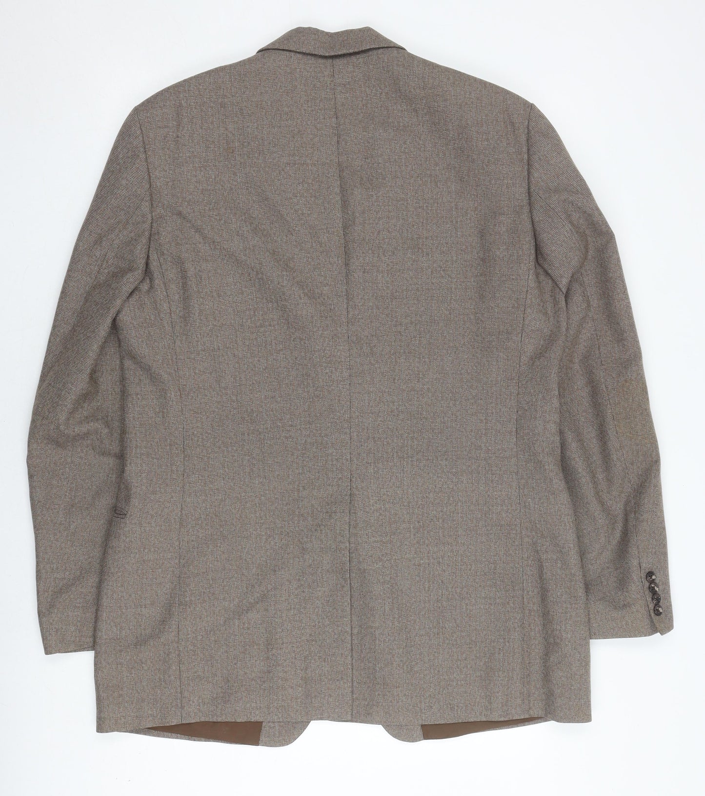 St Michael Men's Brown Herringbone Blazer 43-44L