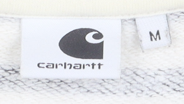Carhartt Unisex Black Striped Pullover Sweatshirt M