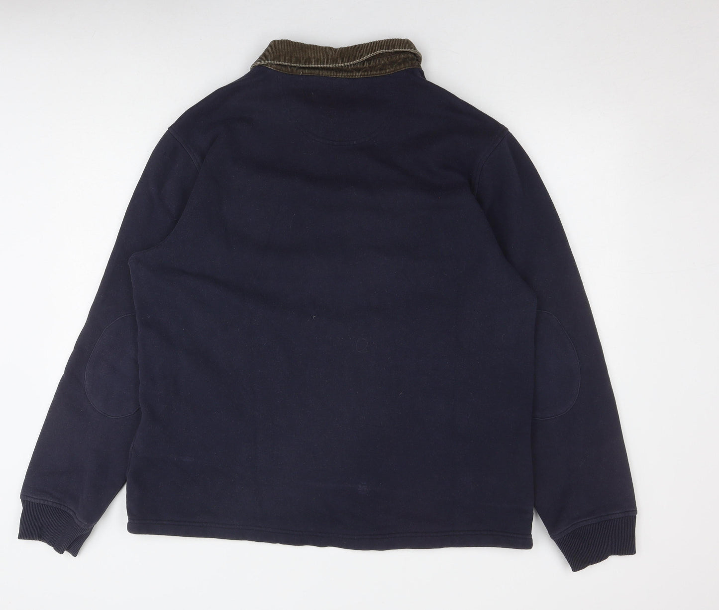 Marks and Spencer Men's Navy Long Sleeve Button-Up
