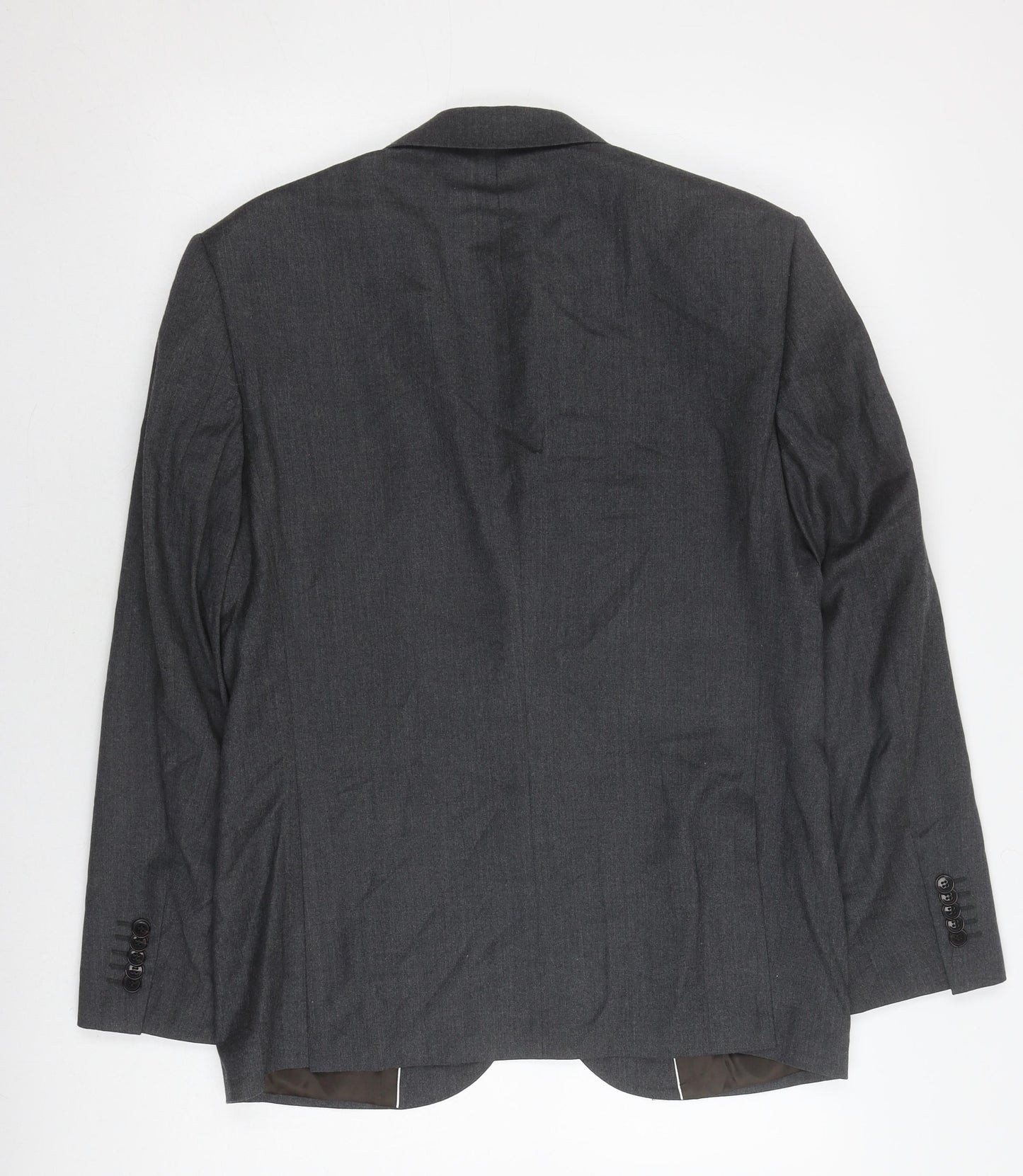 John Lewis Men's Grey 38S Wool Cashmere Blazer