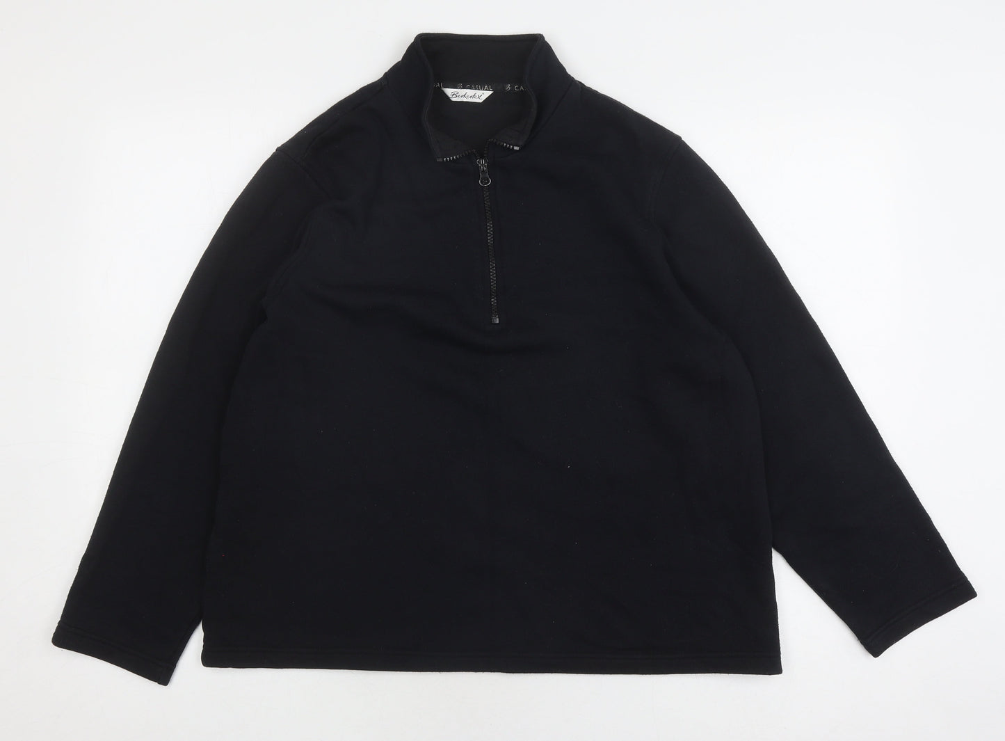 Berkert V Women's Black Pullover Sweatshirt Size 16