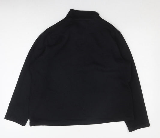 Berkert V Women's Black Pullover Sweatshirt Size 16