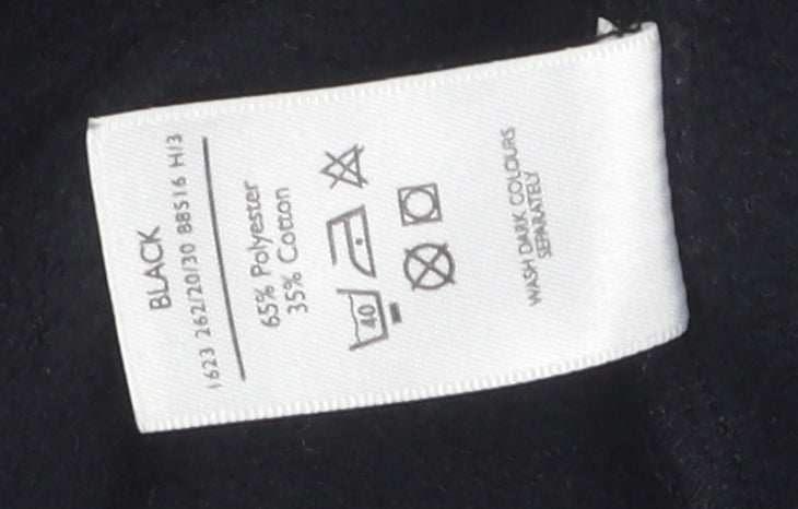 Berkert V Women's Black Pullover Sweatshirt Size 16