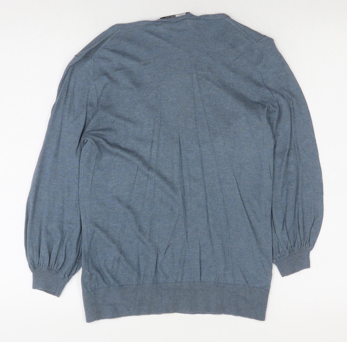Great Plains Women's Blue V-Neck Cardigan, Size L
