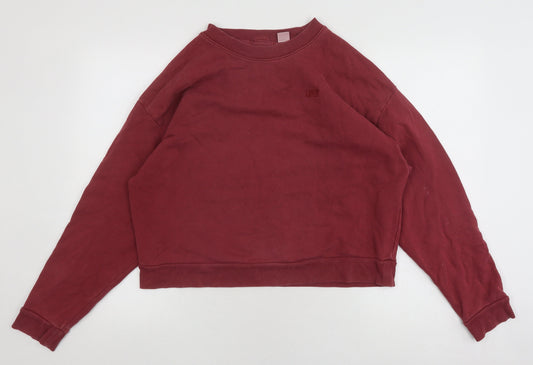 Levi's Red Unisex Crew Neck Sweatshirt Size S