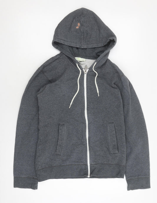 Adidas Men's Grey Full Zip Hoodie XS