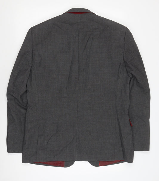 Next Men's Grey Blazer Size 42R Regular Fit