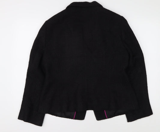 Planet Women's Black Blazer UK 16 Classic Formal