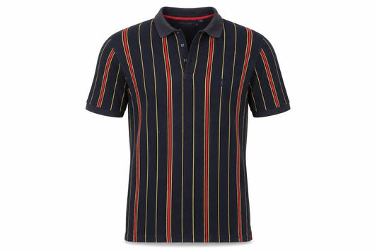 Maine New England Men's Multicoloured Striped Polo M