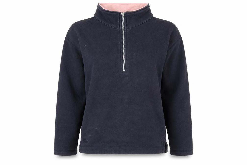 Unisex Adults UK One Size Regular MUSTO Black Pullover Sweatshirt