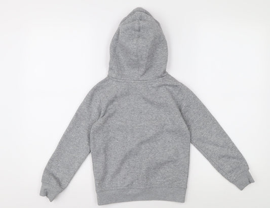 Nike Boys Grey Pullover Hoodie, Size 5 Years