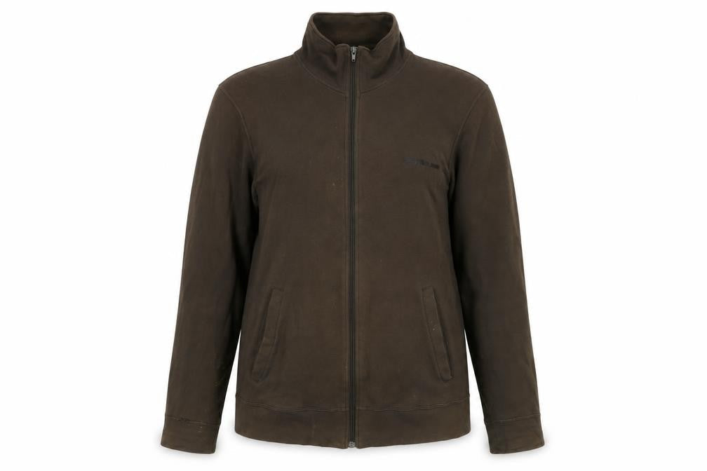 Hooch Women's Brown Cotton Basic Jacket, Size 2
