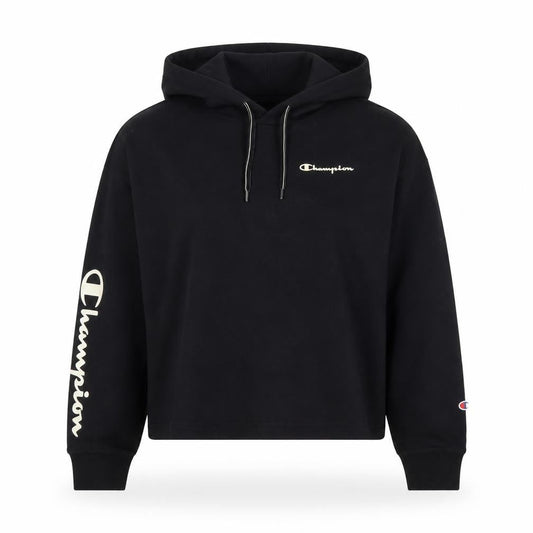 Womens UK M Regular Champion Black Pullover Hoodie