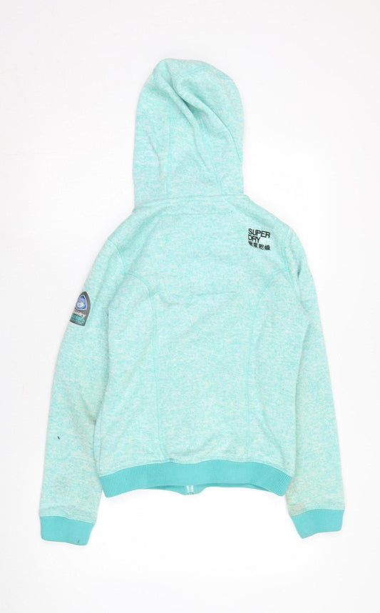 Superdry Women's Green Hooded Jacket Size S