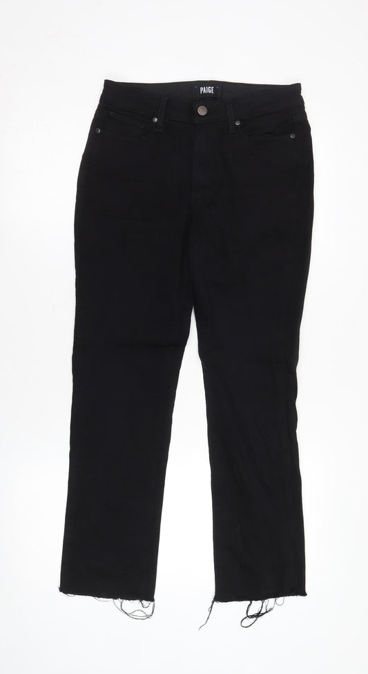 PAIGE Women's Black Straight Jeans Size 6