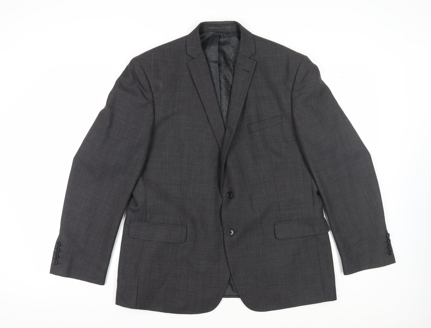 Racing Green Men's Grey Blazer 46R Regular
