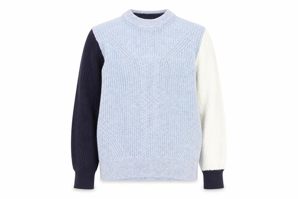 Marks and Spencer Women's Navy Mix Jumper, Size L