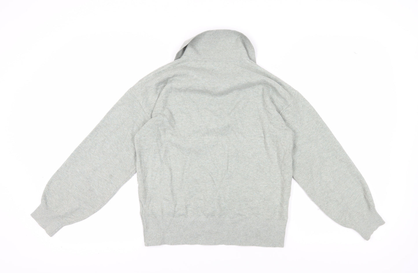 Marks and Spencer Women's Grey Collared Jumper in S