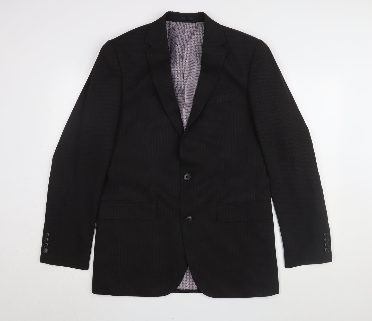 Taylor & Wright Men's Black Long Blazer 38L Formal