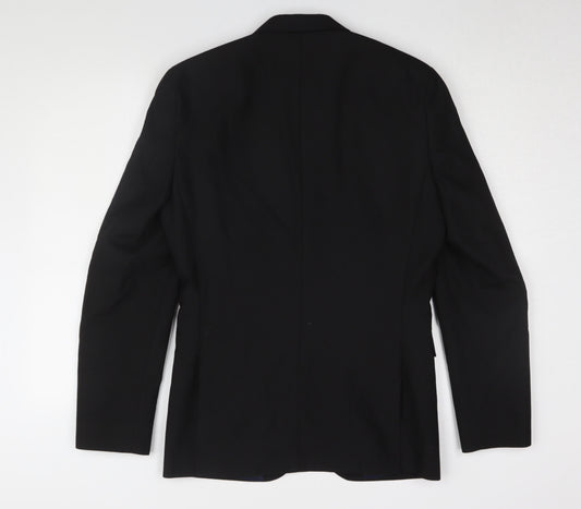 Next Men's Black Blazer Size 36 Regular Fit