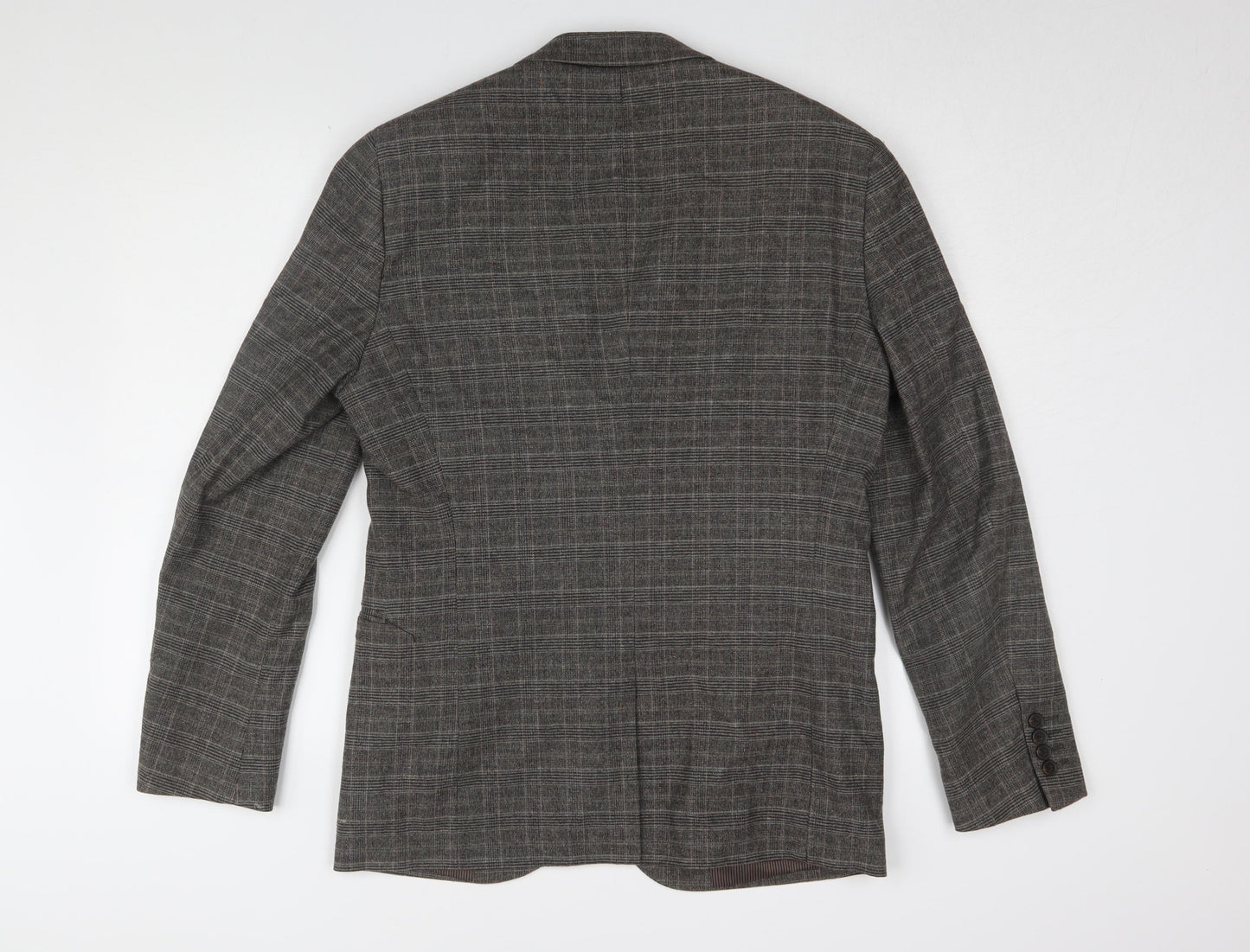 Next Men's Brown Check Blazer - Size 38R - Formal