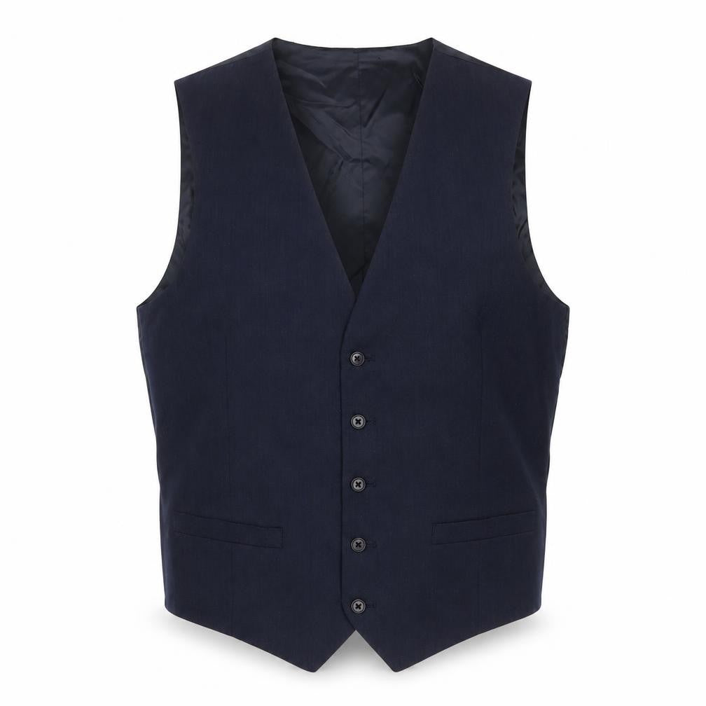 Marks and Spencer Men's Blue Suit Waistcoat, Size 38R