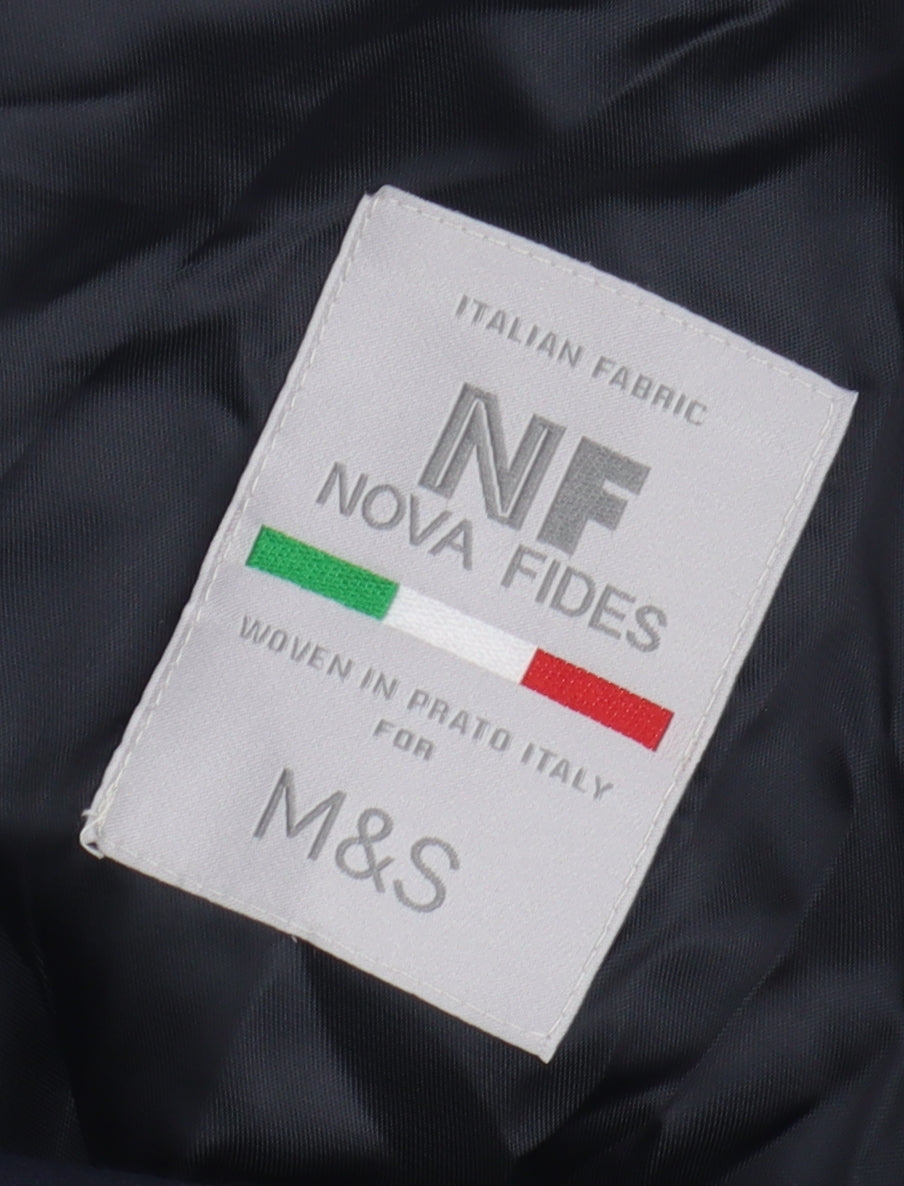 Marks and Spencer Men's Blue Suit Waistcoat, Size 38R