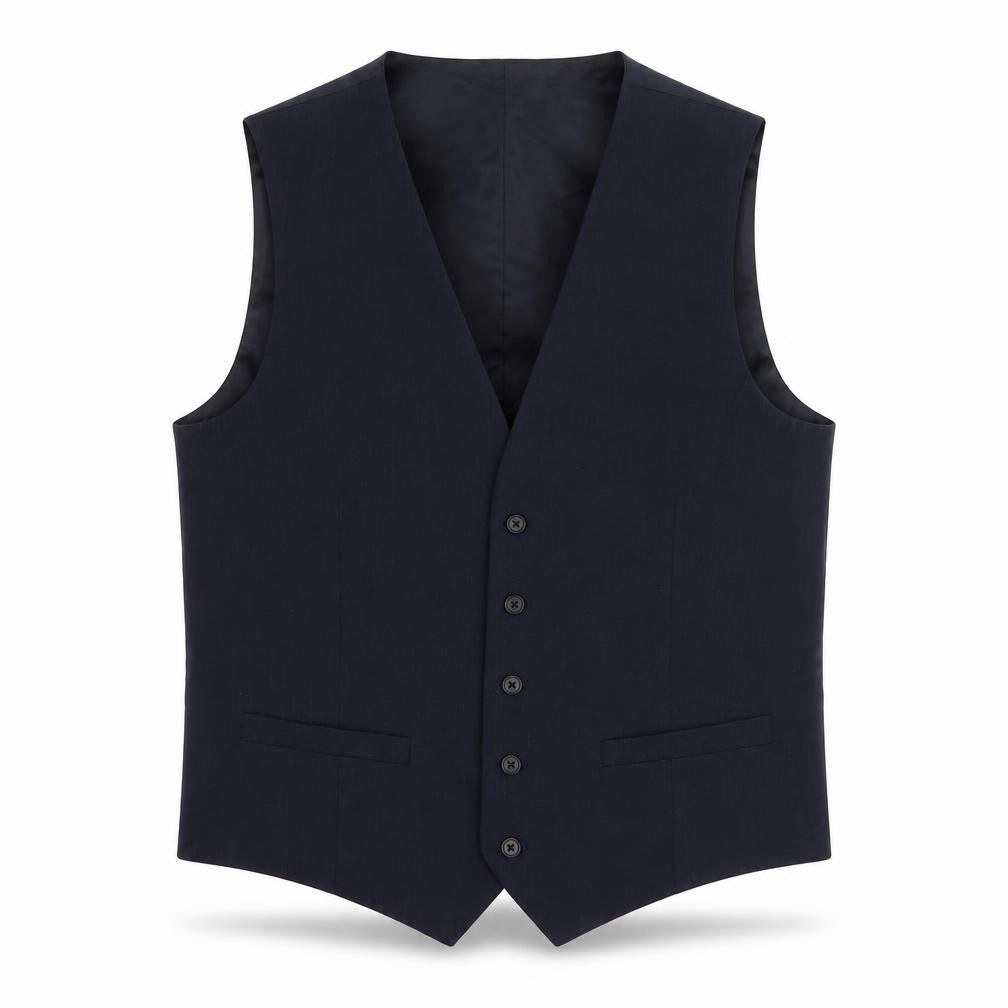 Marks and Spencer Men's Blue Chest 40R Waistcoat