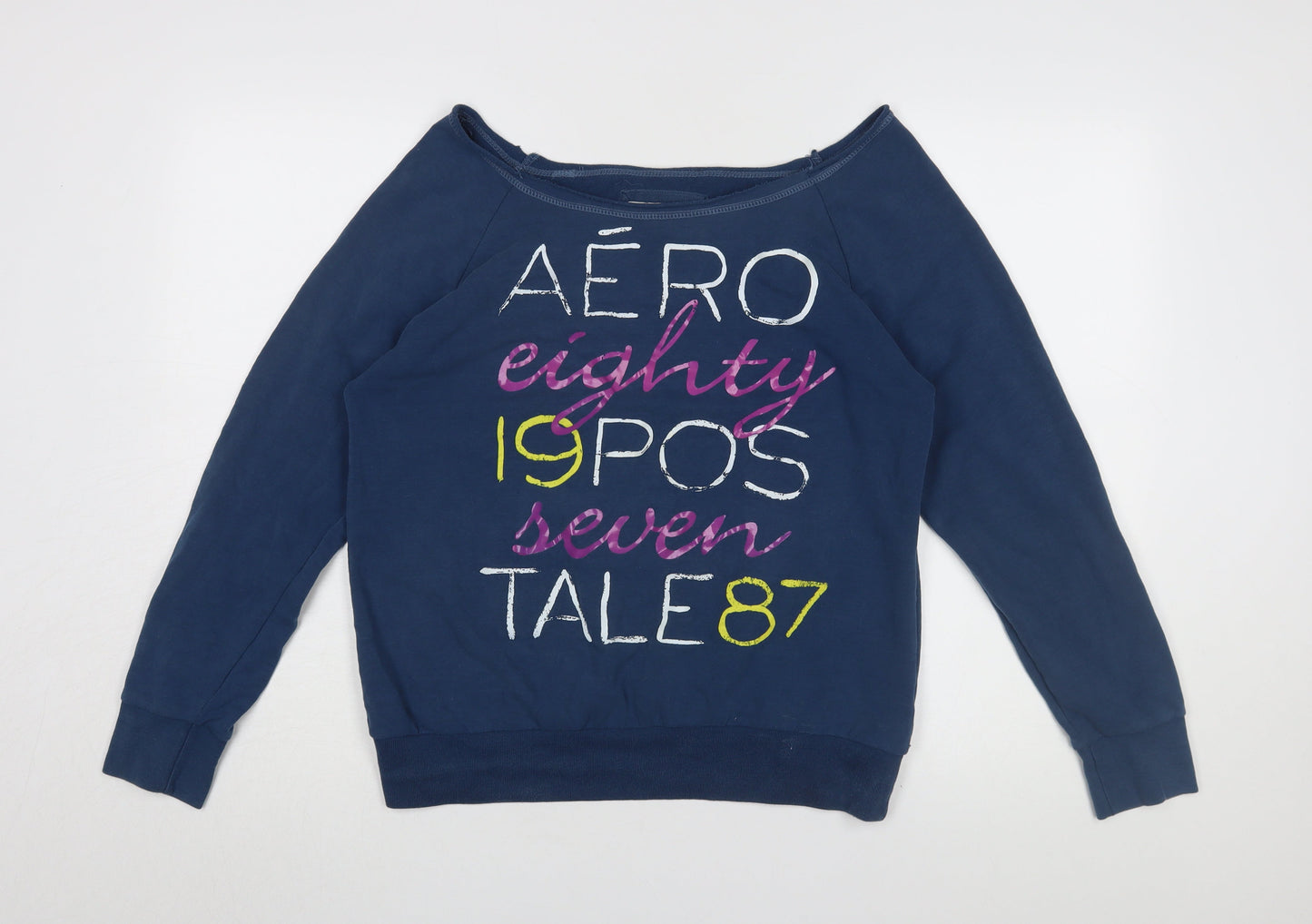 Aeropostale Women's Blue XL Pullover Sweatshirt