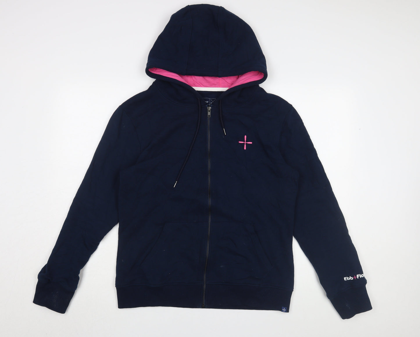 Ebb + Flow Women's Blue Hooded Jacket L