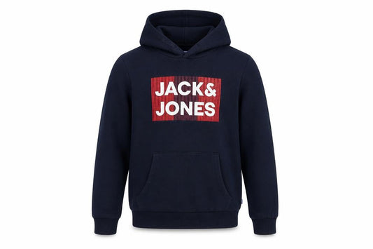 Jack & Jones Blue Boys Pullover Hoodie Size 164