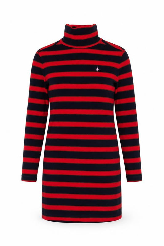 Jack Wills Women's Multicoloured Stripe T-Shirt Dress Size 6