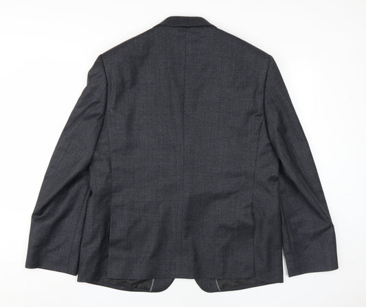Marks & Spencer Men's Grey Wool Blazer 44S