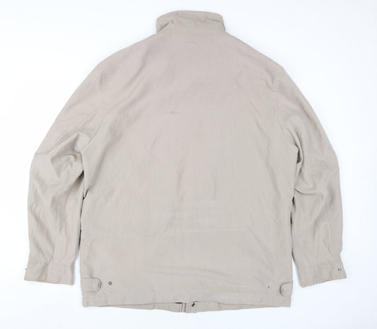 Wellington Men's Beige Mid-Length Jacket Size L