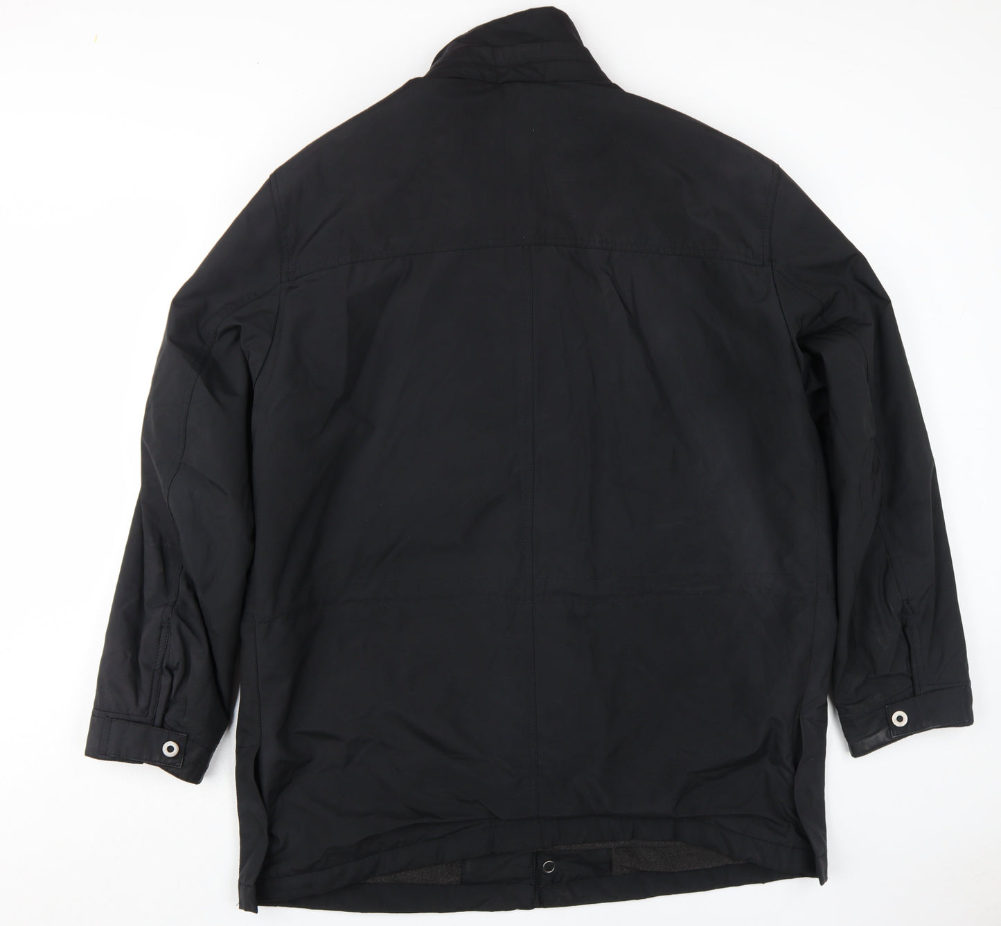Marks and Spencer Men's Black Overcoat, L, Waterproof