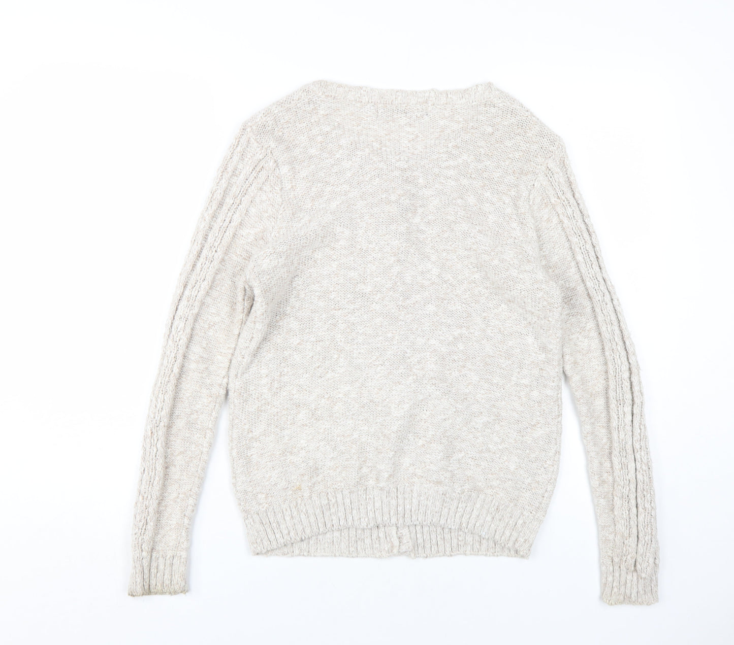 Isle Essentials Women's Beige Cardigan Size S