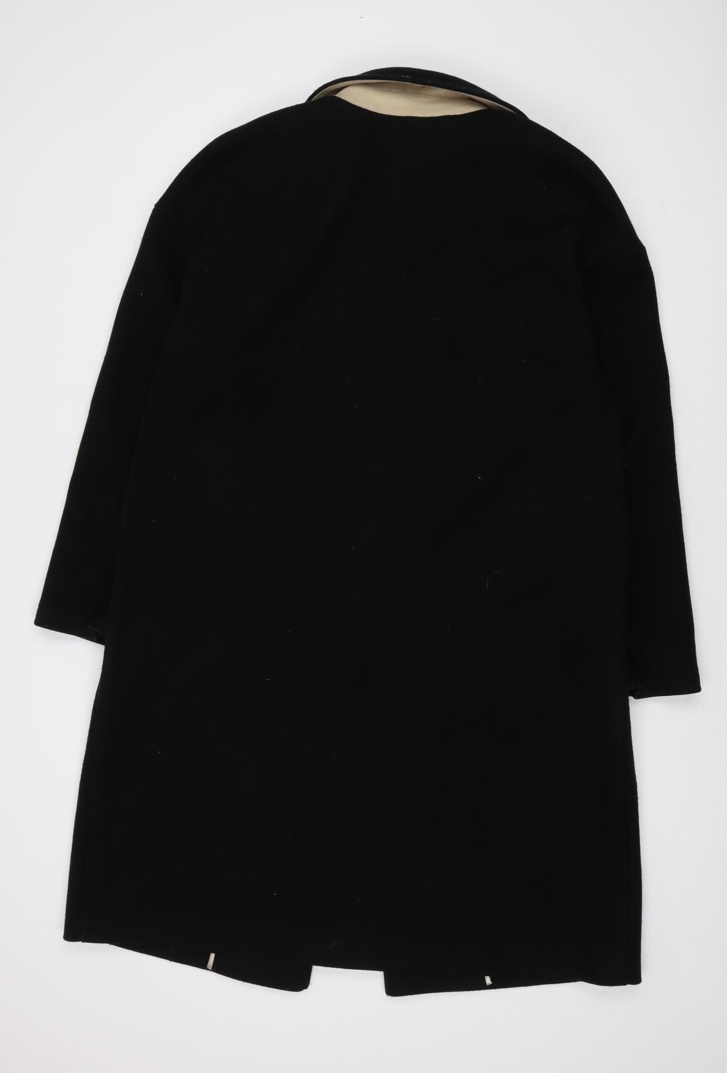 Topshop Women's Black Formal Overcoat Size 14