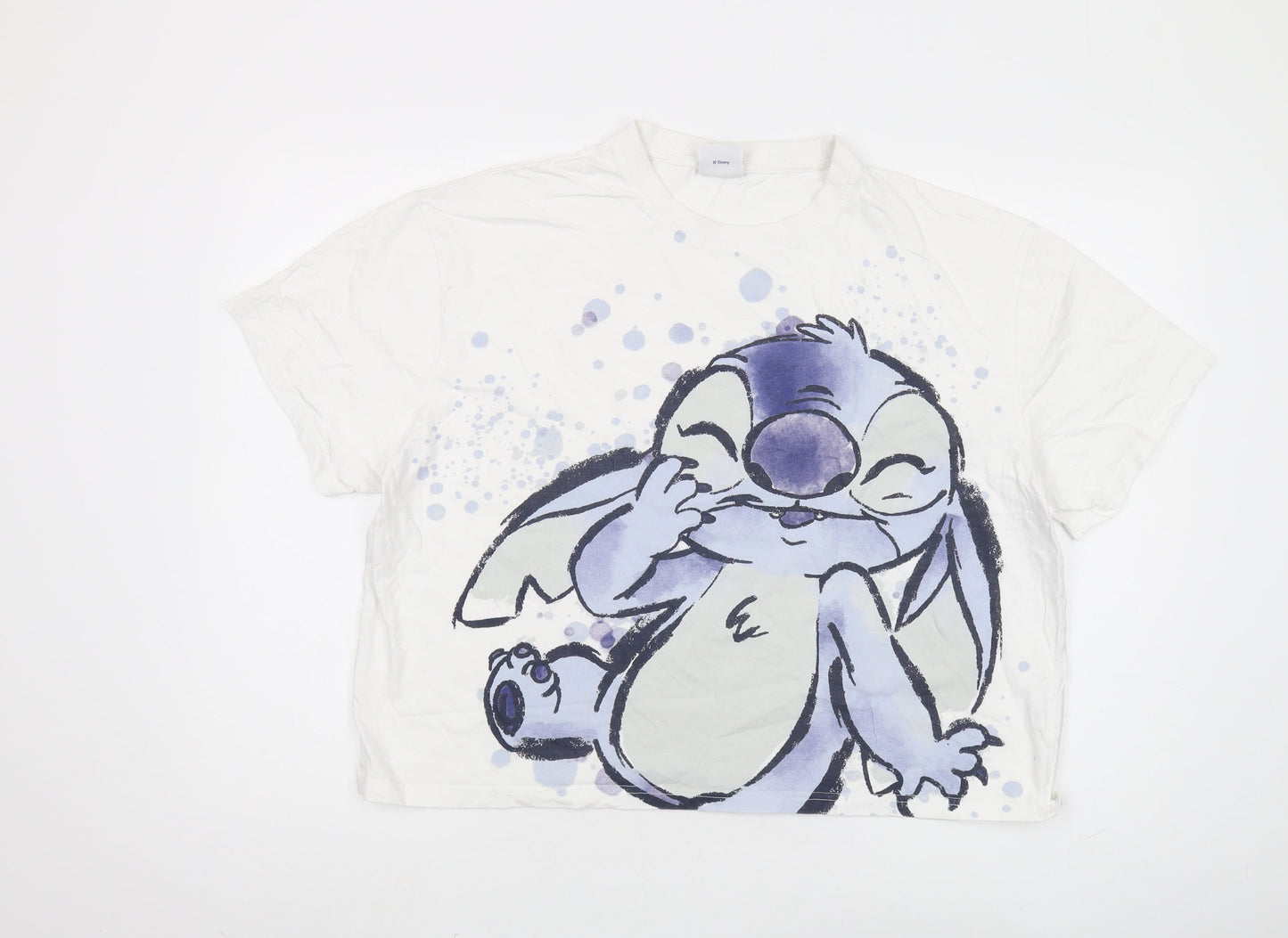 Disney Unisex Adults White M Cartoon T-Shirt