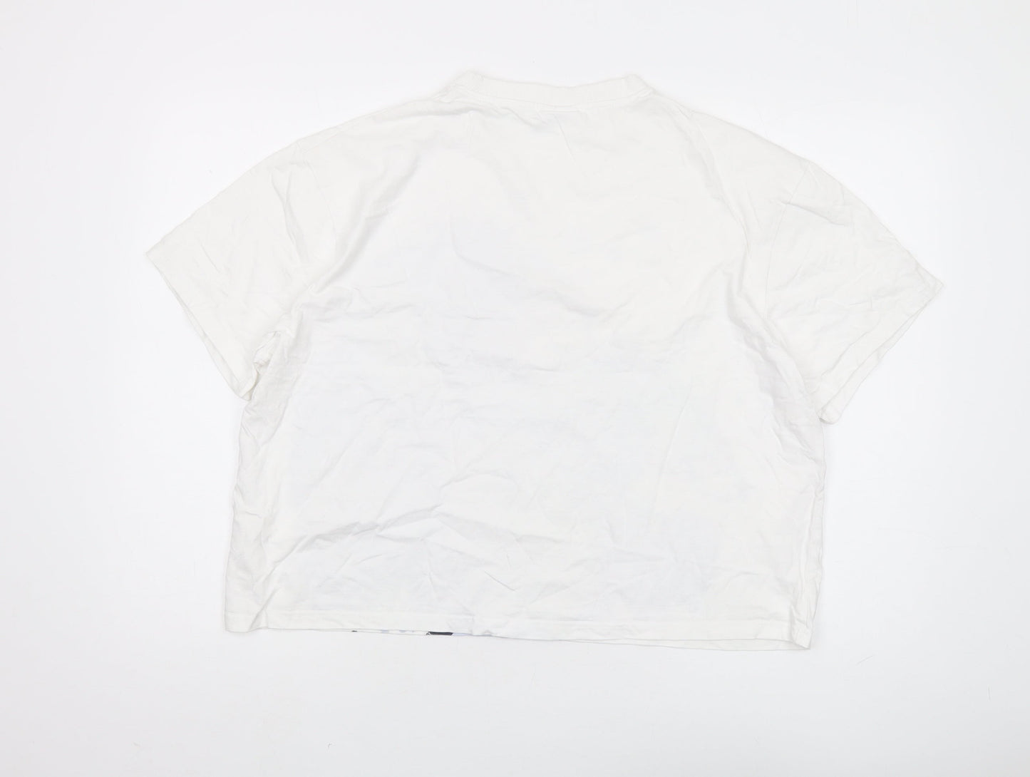 Disney Unisex Adults White M Cartoon T-Shirt