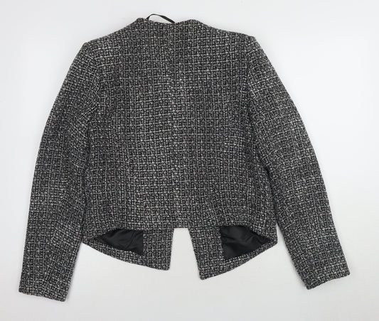 Butler & Gold Women's Black Check Jacket, Size 14