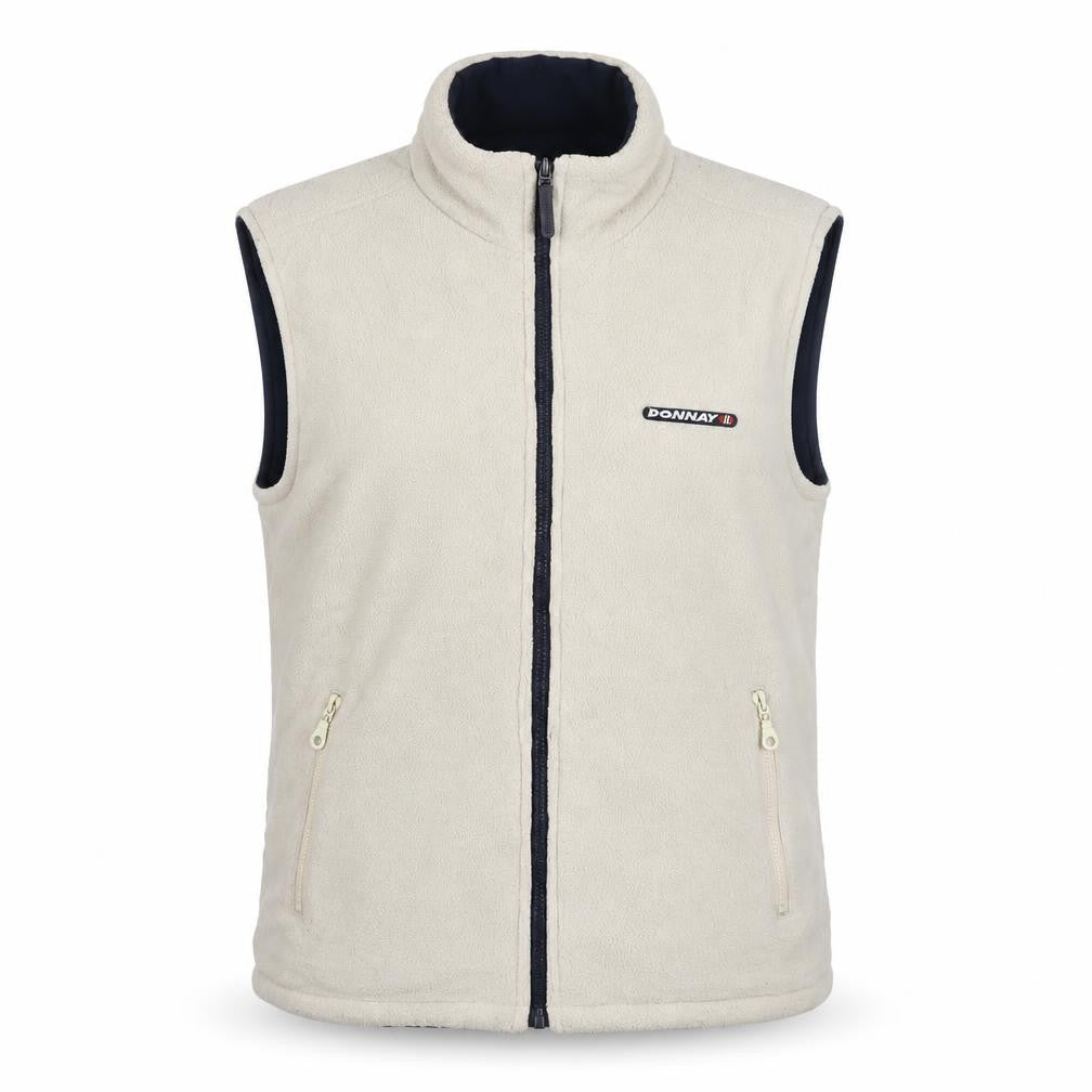 Womens UK Size 12 Regular Donnay Beige Polyester Waistcoat
