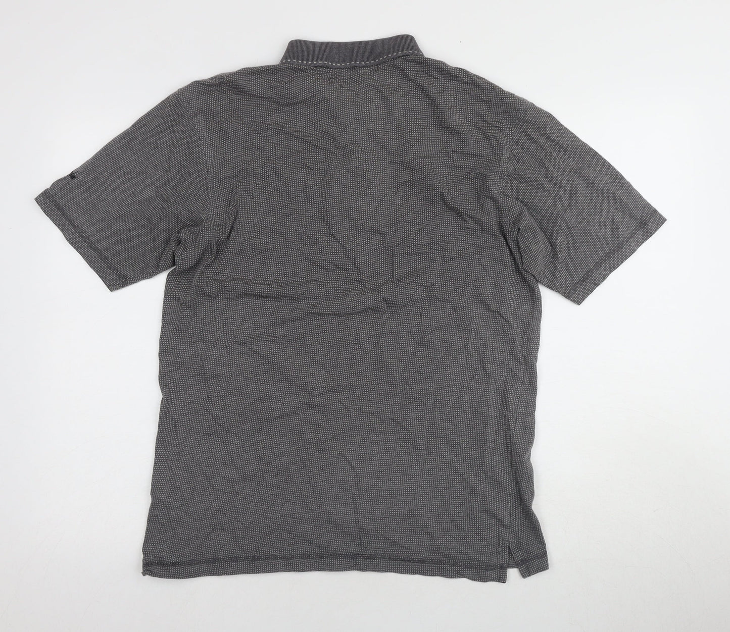 Pringle Men’s Grey Cotton Polo Shirt, Size S, Casual Style