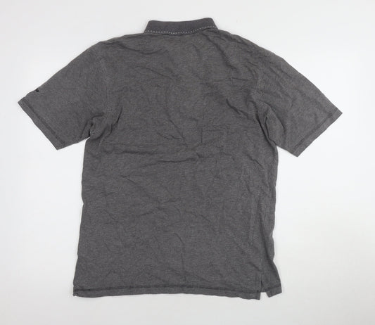 Pringle Men’s Grey Cotton Polo Shirt, Size S, Casual Style