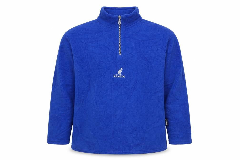 Mens UK M Relaxed Kangol Blue Pullover Sweatshirt