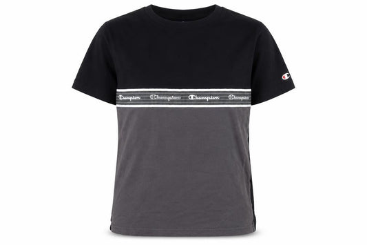 Champion Boys Black Colourblock T-Shirt, Size 9-10 Years
