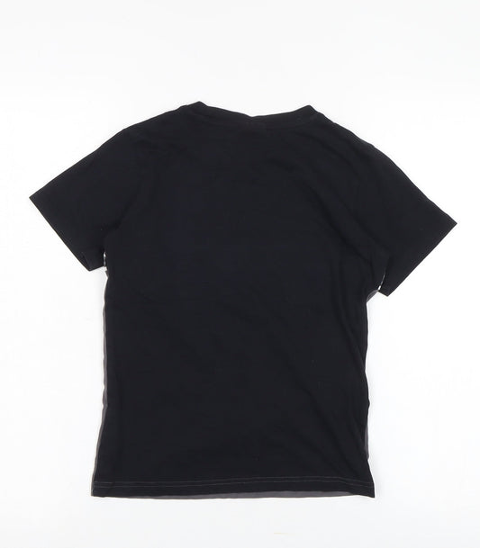 Champion Boys Black Colourblock T-Shirt, Size 9-10 Years