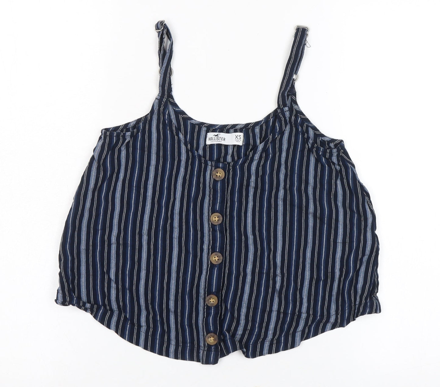 Hollister Women’s Blue Striped Camisole Top XS