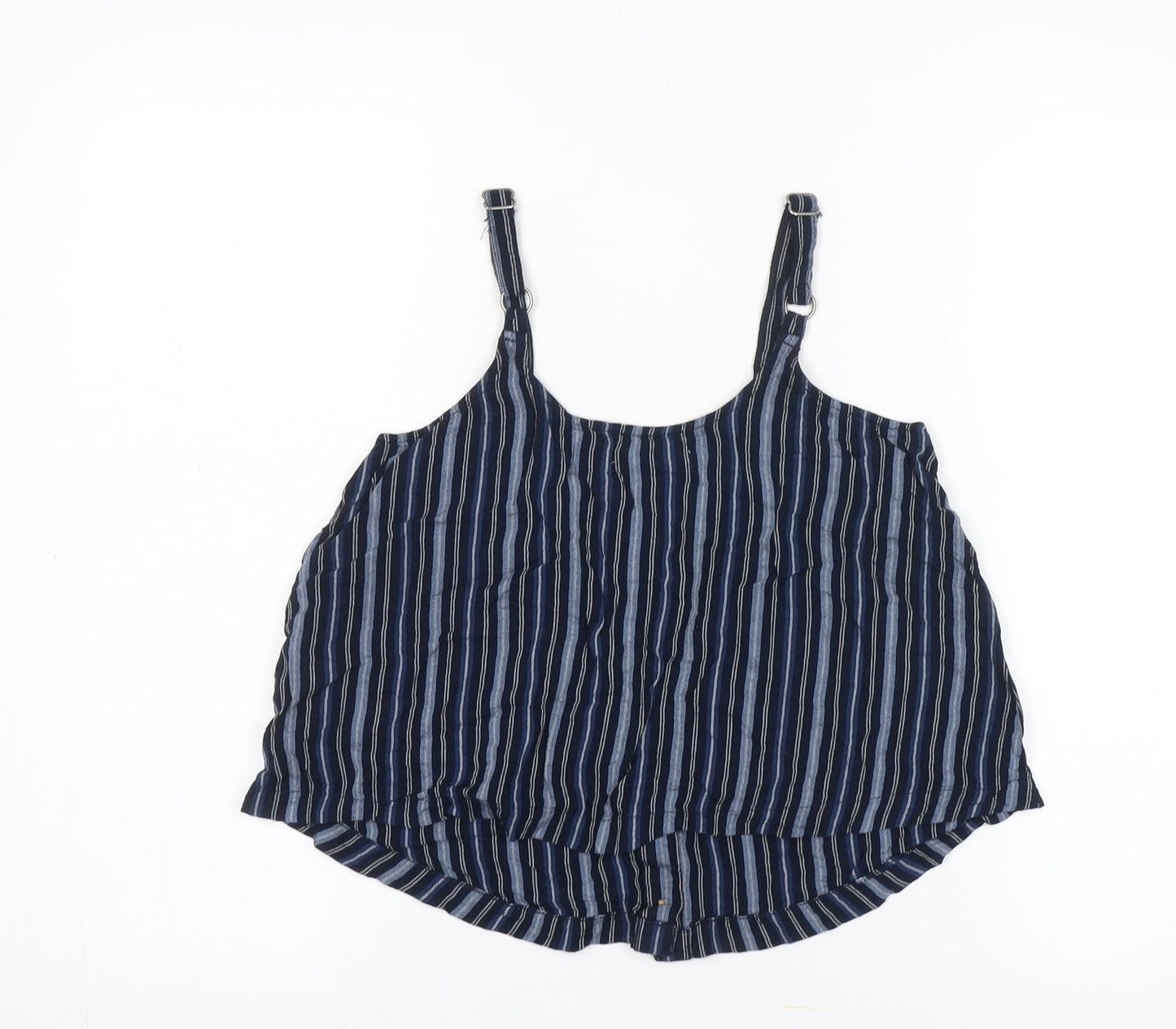 Hollister Women’s Blue Striped Camisole Top XS
